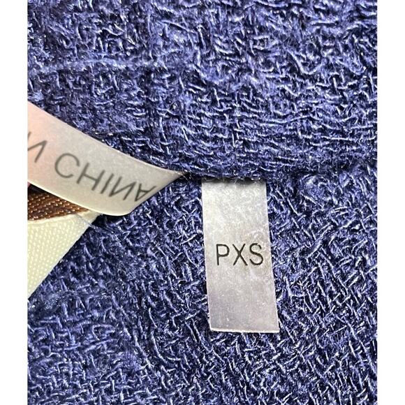 Soft Surroundings Pants Womens XS Petite Blue Linen Blend Pull On Crop Coastal - Picture 11 of 12